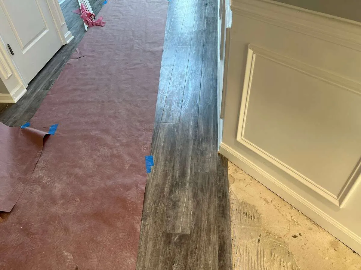 Completed marble shower restoration in Greenville